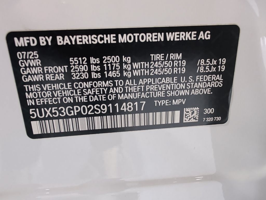 Certified 2025 BMW X3 xDrive30i AWD/4WD image 2