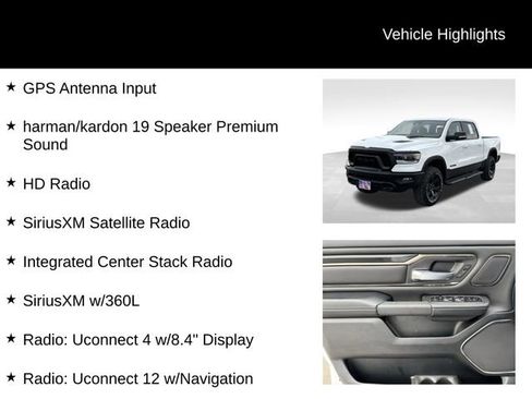 Certified 2021 RAM 1500 Rebel w/ Rebel Level 2 Equipment Group image 18