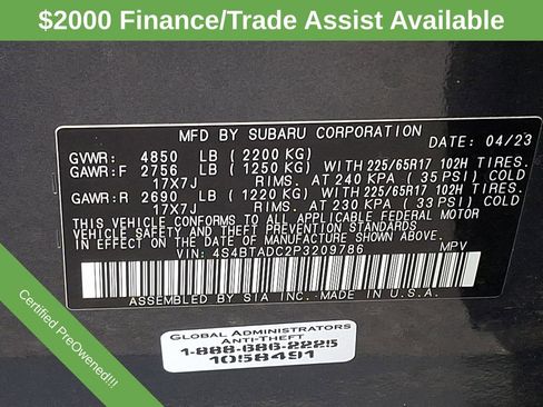 Used 2023 Subaru Outback Premium AWD/4WD image 26