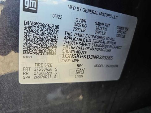 Used 2022 Chevrolet Tahoe Z71 w/ Luxury Package AWD/4WD image 29