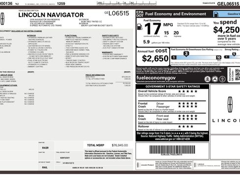 Used 2016 Lincoln Navigator Reserve AWD/4WD image 12