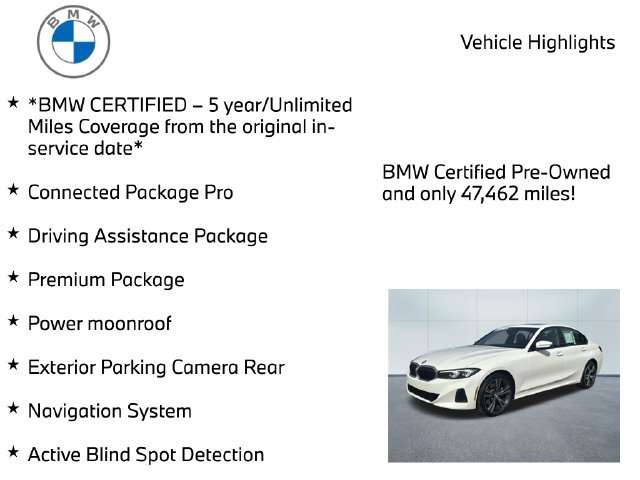 Certified 2023 BMW 330i xDrive Sedan w/ Premium Package AWD/4WD image 11