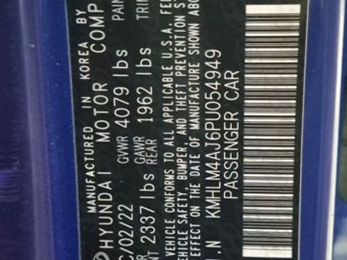 Used 2023 Hyundai Elantra Blue w/ Cargo Package FWD image 22