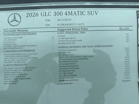 New 2026 Mercedes-Benz GLC 300 4MATIC image 13