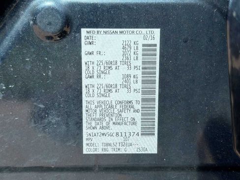 Used 2016 Nissan Rogue SL w/ SL Premium Package AWD/4WD image 33