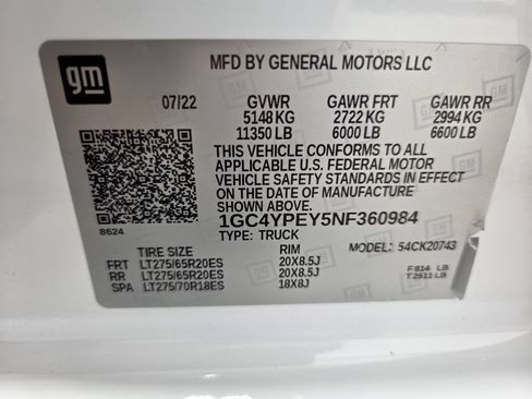Used 2022 Chevrolet Silverado 2500 LTZ AWD/4WD image 64
