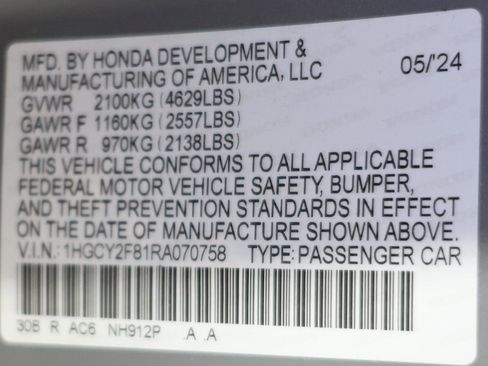 Used 2024 Honda Accord Touring image 25