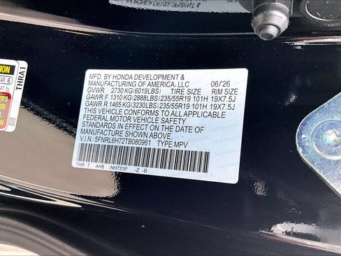 New 2026 Honda Odyssey Sport-L image 21