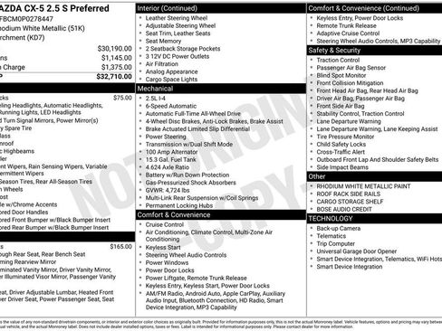 Certified 2023 MAZDA CX-5 AWD 2.5 S image 10