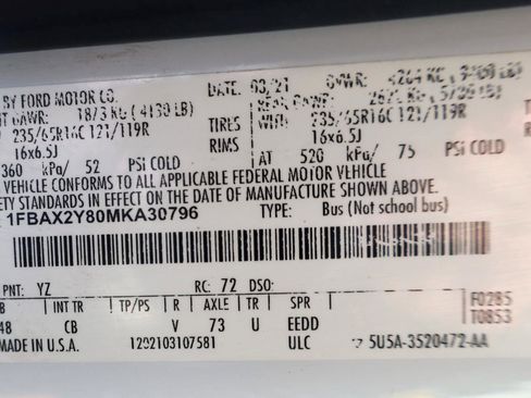 Used 2021 Ford Transit 350 XLT RWD image 20