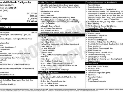 Used 2025 Hyundai Palisade Calligraphy FWD image 45
