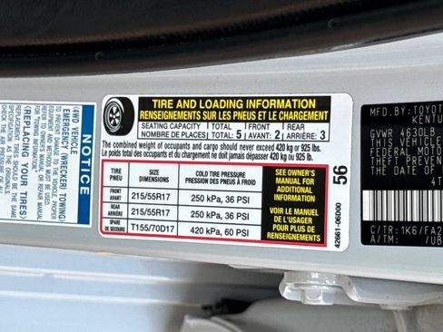 Used 2024 Toyota Camry LE w/ Cold Weather Package AWD/4WD image 46