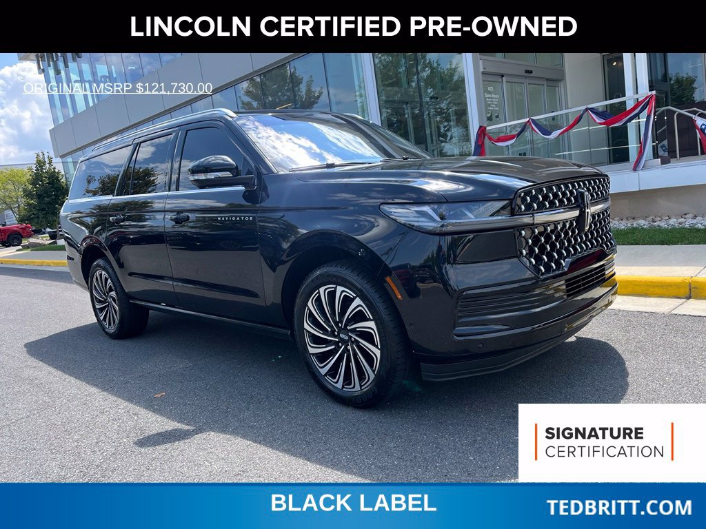 Certified 2025 Lincoln Navigator L Black Label AWD/4WD image 1