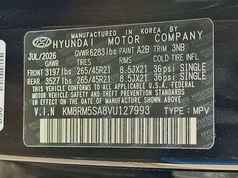 New 2027 Hyundai Palisade Calligraphy FWD image 24
