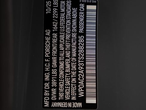 Used 2026 Porsche 911 GT3 RWD image 66