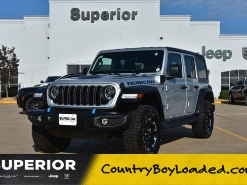 Used 2024 Jeep Wrangler Unlimited Rubicon 4xe w/ Technology Group AWD/4WD image 1