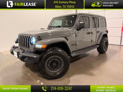 Used 2020 Jeep Wrangler Unlimited Sahara AWD/4WD image 1