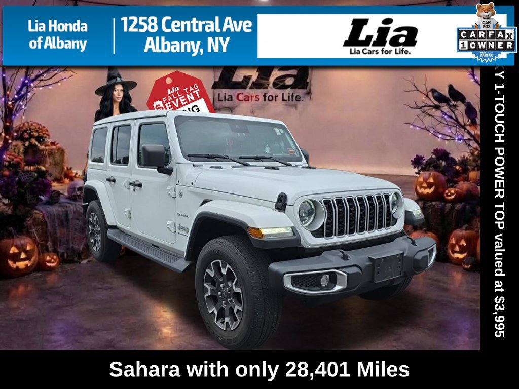 Used 2024 Jeep Wrangler Unlimited Sahara AWD/4WD image 1