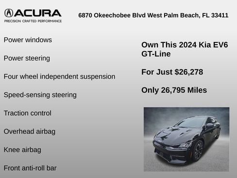 Used 2024 Kia EV6 GT-Line w/ GT-Line White Seat Package image 36