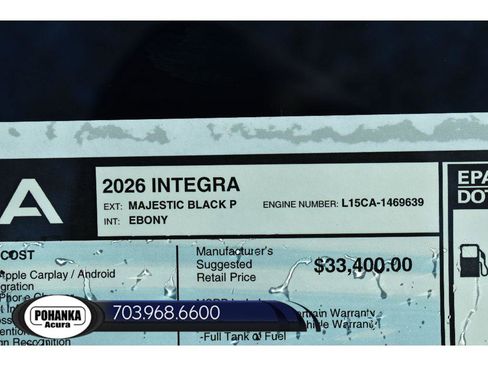New 2026 Acura Integra FWD image 36