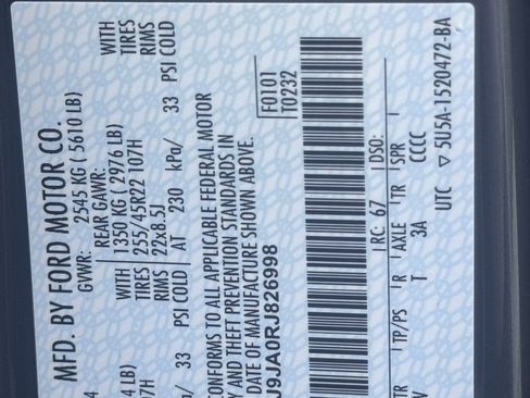 Used 2024 Lincoln Nautilus Black Label w/ Jet Appearance Package (87T) image 33