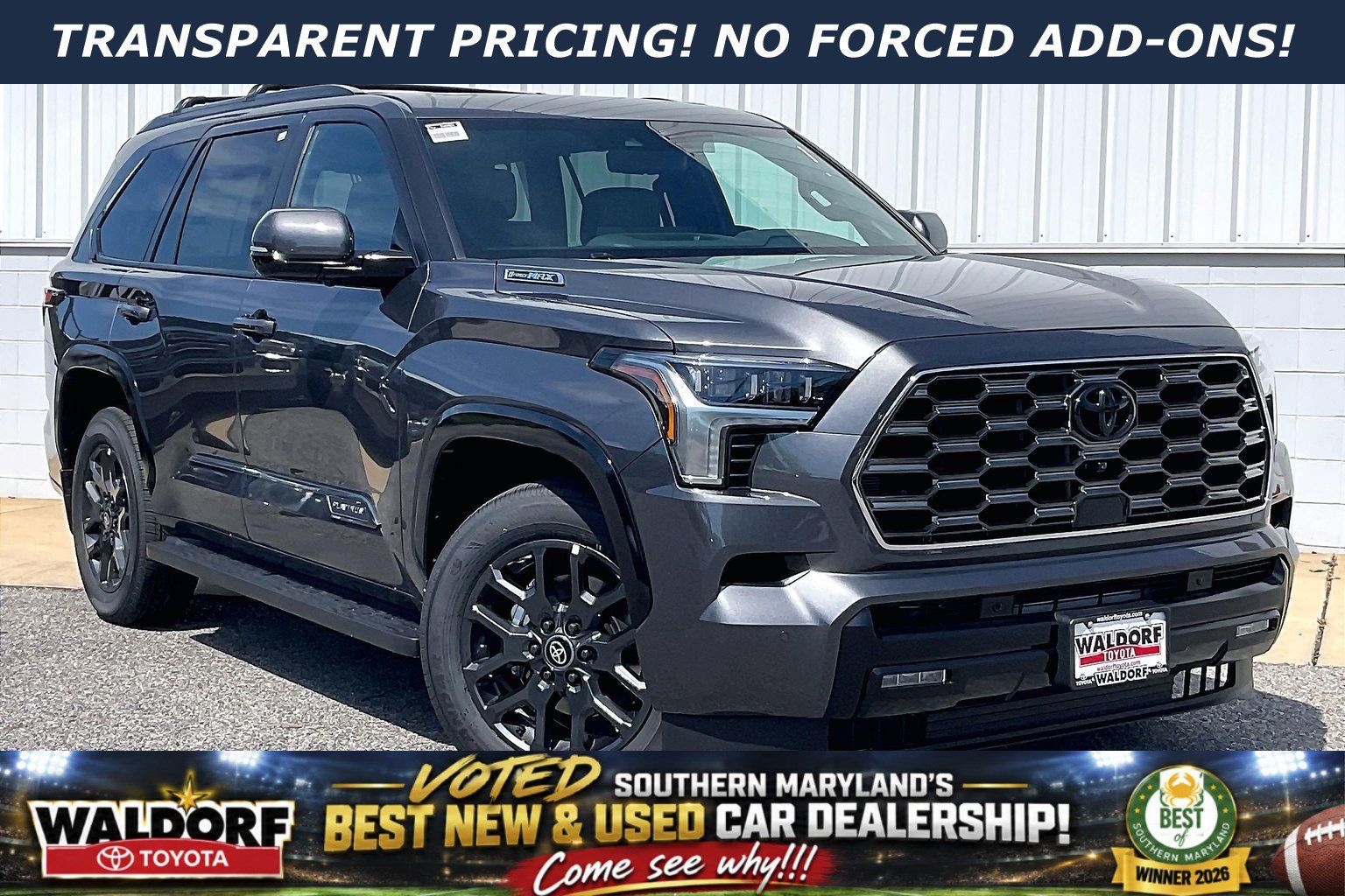 New 2026 Toyota Sequoia Platinum AWD/4WD image 1