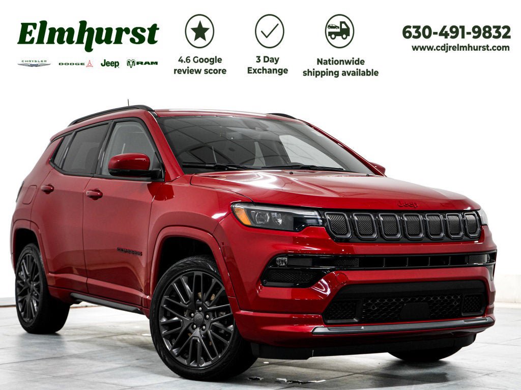 Certified 2022 Jeep Compass Limited w/ (RED) Package AWD/4WD image 1