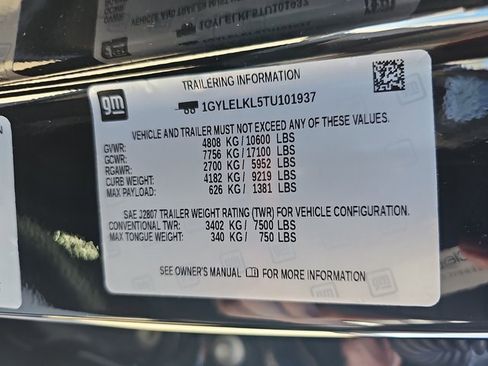 New 2026 Cadillac Escalade IQL Sport 1 w/ LPO, ONYX Package image 35