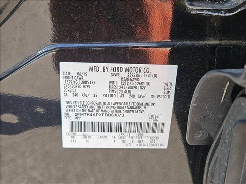 Used 2015 Ford Edge Sport AWD/4WD image 10