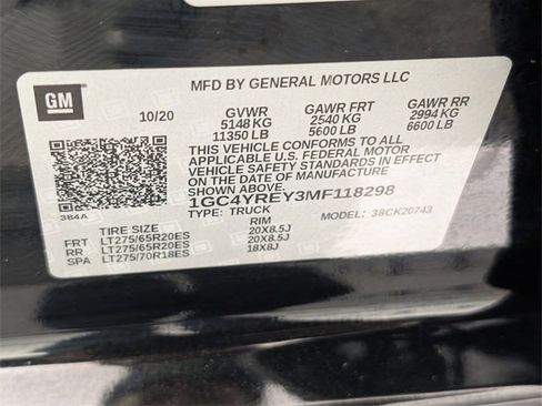 Used 2021 Chevrolet Silverado 2500 High Country w/ Technology Package image 38