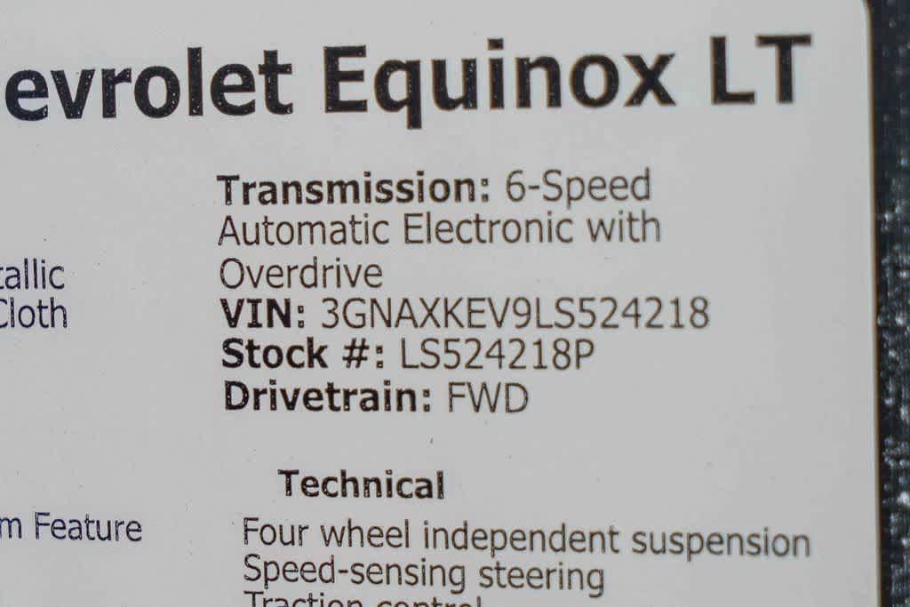 Used 2020 Chevrolet Equinox LT FWD image 28