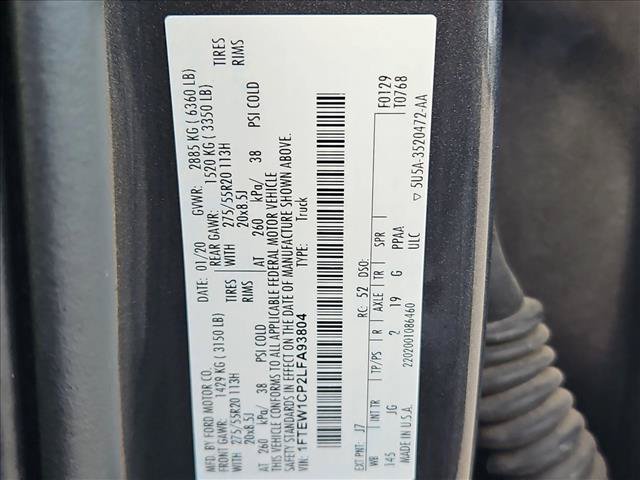 Used 2020 Ford F150 XL w/ Equipment Group 101A Mid RWD image 24