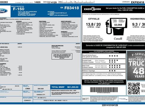 Used 2014 Ford F150 XLT w/ Equipment Group 302A Luxury image 3
