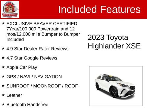 Used 2023 Toyota Highlander XSE AWD/4WD image 4
