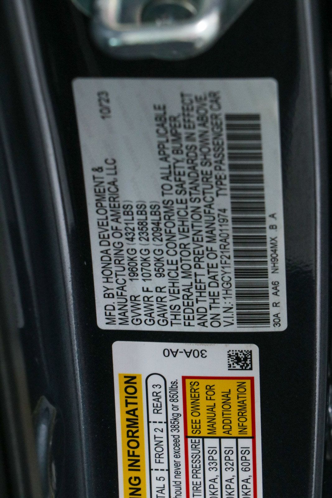 Used 2024 Honda Accord LX image 30