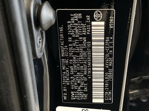 Used 2024 Toyota Camry XSE FWD image 39