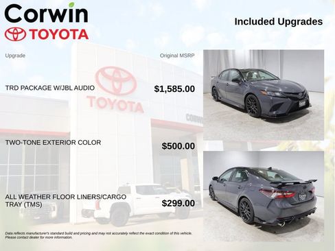 Used 2023 Toyota Camry TRD w/ TRD Package w/JBL Audio FWD image 4