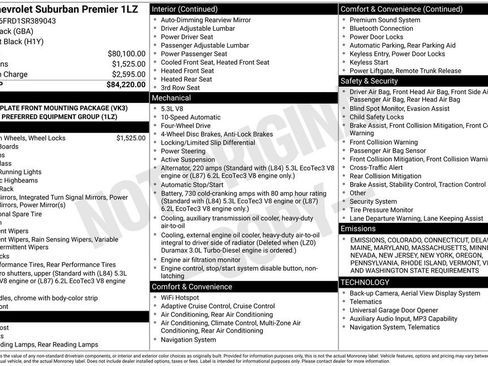 New 2025 Chevrolet Suburban Premier image 6