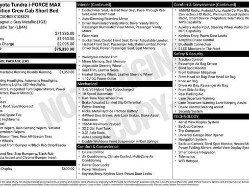 Used 2025 Toyota Tundra 1794 Edition AWD/4WD image 7