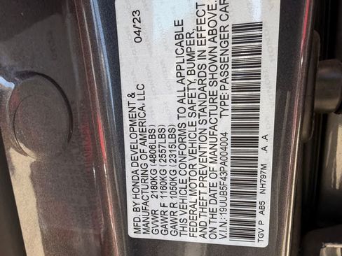 Used 2023 Acura TLX w/ Technology Package FWD image 23