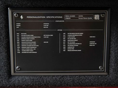 Certified 2025 Ferrari Roma Spider RWD image 41