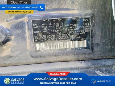 Used 2013 Subaru Outback 2.5i Limited image 16