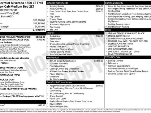 Used 2024 Chevrolet Silverado 1500 LT Trail Boss w/ LT Trail Boss Premium Package image 17