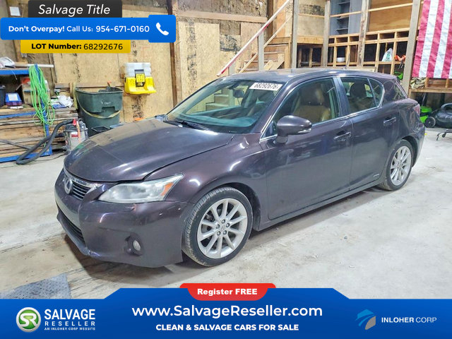 Used 2012 Lexus CT 200h Premium w/ Premium Audio Pkg FWD image 1