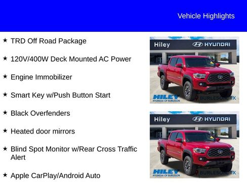 Used 2021 Toyota Tacoma TRD Off-Road AWD/4WD image 10