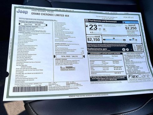 New 2026 Jeep Grand Cherokee Limited image 14