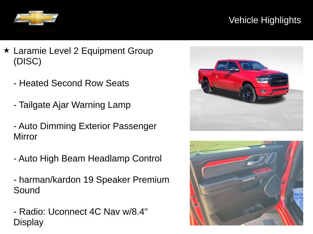 Used 2021 RAM 1500 Laramie AWD/4WD image 20