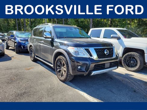Used 2017 Nissan Armada Platinum w/ Captain Seat Package AWD/4WD image 1