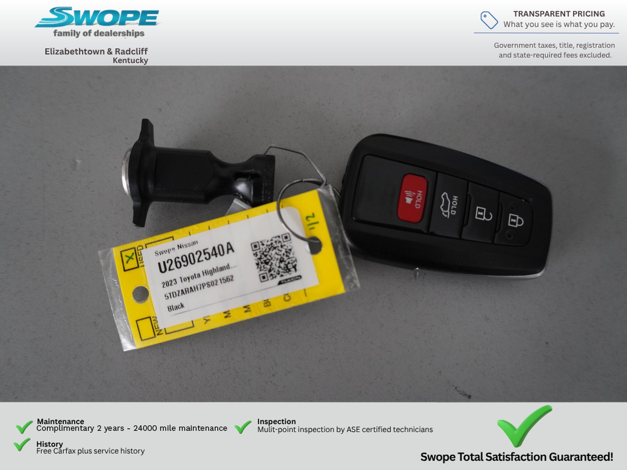 Used 2023 Toyota Highlander LE FWD image 32