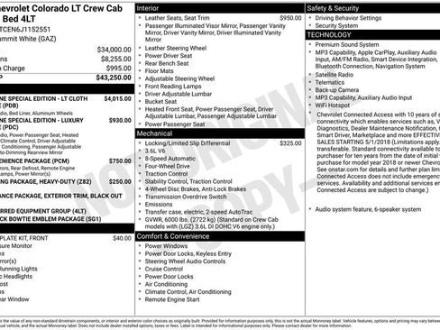 Used 2018 Chevrolet Colorado LT AWD/4WD image 35